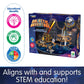 The Learning Journey International Techno Trax Roller Coaster Building Kit, 300+ pcs, Multi-color, STEM Gift for Ages 8+