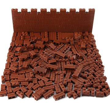 Feleph 260 Pieces Masonry Profile Bricks Set Multicolor Building Blocks For Wall Moc Parts And Pieces Diverse Bulk Toy Set Compatible With Major Brands