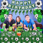 233 Pack Soccer Party Supplies Soccer Party Decorations Boys Sports Theme Birthday Decor Soccer Theme Tableware Set - Soccer Pla