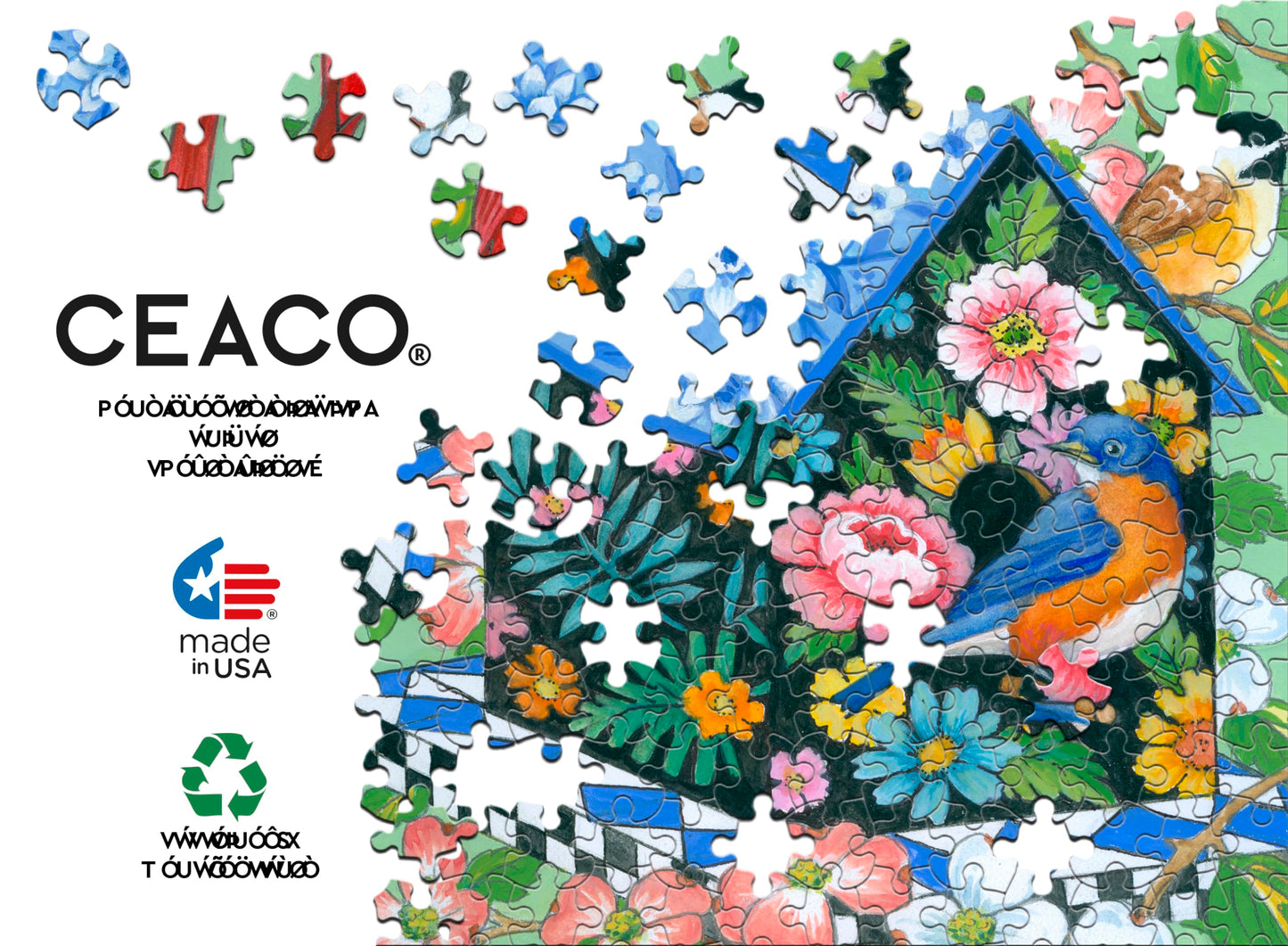 Ceaco - Lorraine Ryan - Elegant Birdhouse - 500 Piece Jigsaw Puzzle
