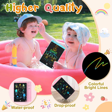 2 Pack Lcd Writing Tablet, Electronic Drawing Writing Board, Erasable Drawing Doodle Board, Doodle Pad Toys For Kids Adults Lear