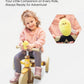 RIDYEE 4-in-1 Toddler Tricycle, Tool-Free Mode Switch, One-Click Height Adjustment, Yellow, for Ages 18 Months to 3 Years