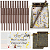 Gosodeny 24 Set Valentines Day Wizard Party Favors Wand Pencils & Wizard Glasses Gift Set,Wizard Goodie Bag Fillers, Valentines 