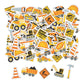 Fun Express Construction SelfAdhesive Shapes  Craft Supplies  300 Pieces