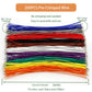 Didamx 180Pcs Mx1.25Mm 2/3/4/5/6/7/8/9/10 Pin Connector Plug Kit And 200Pcs 10 Colors 15Cm Pre-Crimped Cables Compatible With Js