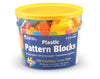 Learning Resources Brights Pattern Blocks, Multi-Color, 5'