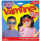 Playhouse Heart Eyes Punch Out Glasses 28 Card Super Valentine Exchange Pack for Kids