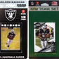 Nfl Oakland Raiders Six Different Licensed Trading Card Team Sets