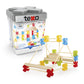 Guidecraft Texo 100 Piece Set - 3D Geometric Designs Educational Interlocking Shapes- Architectural Building-Bricks STEM Toys fo
