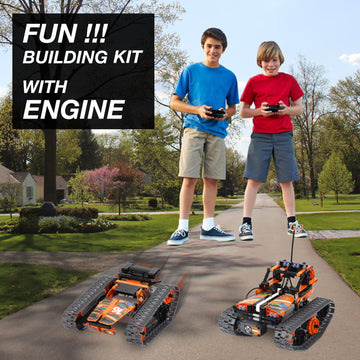 Biranco. Stem Remote Control Building Kit 3 In 1 Rc Tracked Racer/Tank/Robot Engineering Toys, Science Construction Play Set, Toy Car Chritmas For Boys & Girls Age 8-12 (392Pcs)