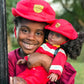Playtime By Eimmie 18 Inch Doll Clothes - Firefighter Outfit, Matching Hat & Pet Dog Accessories Set - Outfits Fit American, Gen