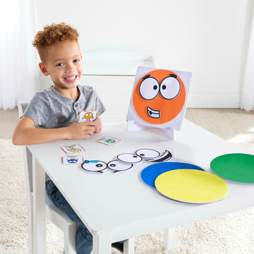 Tomy A Little Spot Mix And Match Kids' Craft Kit - Social Emotional Learning Activities - Sensory Play With Soft Felt Emotion Spots, Double-Sided Cards, And Easel - Based On The Books By Diane Alber