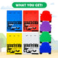 Vkpi 4 Pieces Eva Foam Art Crafts Gift Kit, Creative Make Your Own Cars, Cartoon Foam Paper Craft Projects For Kids Ages 4+ Todd