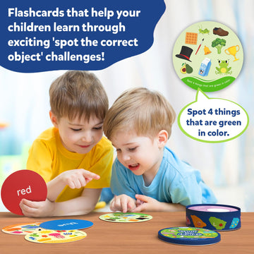 Skillmatics Card Game For Toddlers - Spot & Learn Letters, Numbers, Shapes & Colors, Preschool Learning, Travel Toys, Gifts For Kids Ages 2, 3, 4, 5