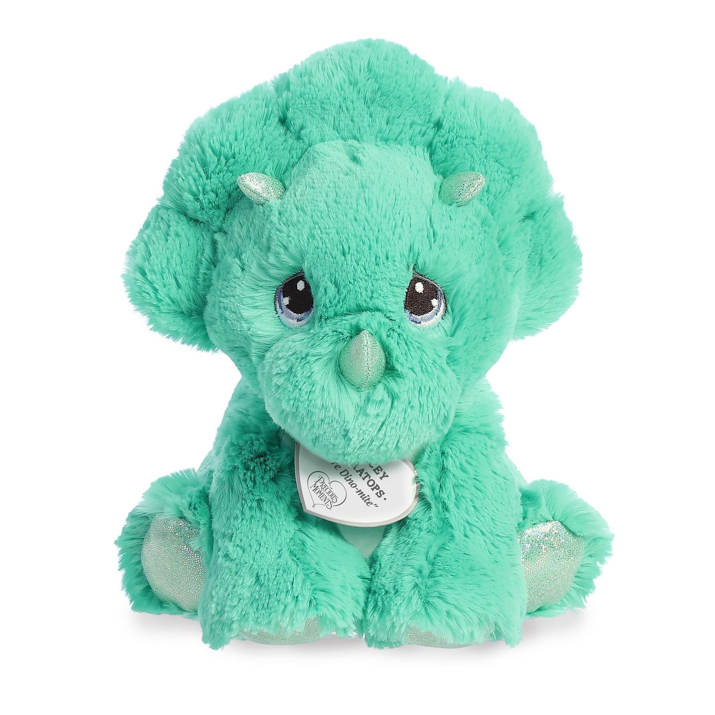 Aurora Adorable Precious Moments Tracey Triceratops Stuffed Animal - Heartwarming Toy for Comforting Children - for Sentimental 