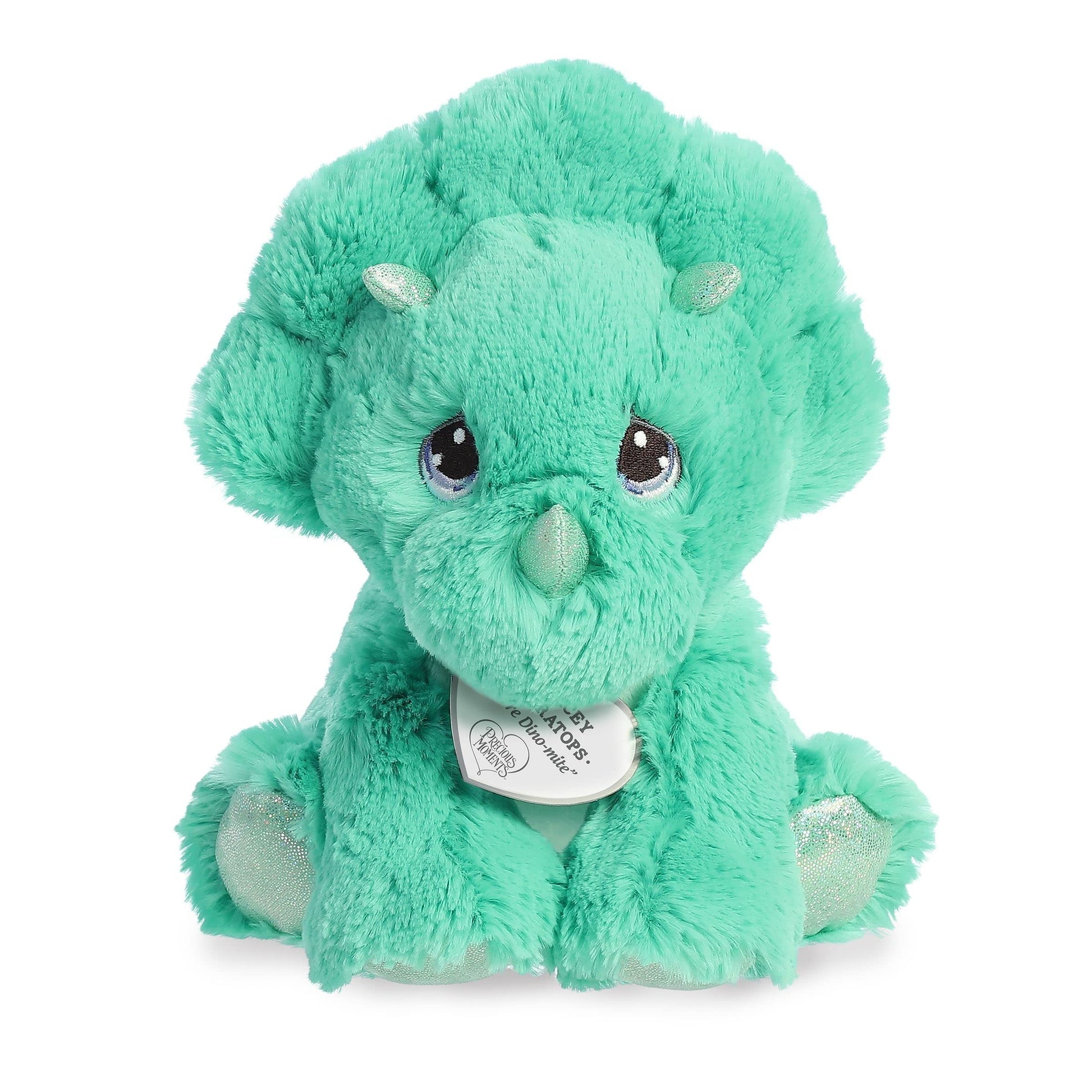 Aurora Adorable Precious Moments Tracey Triceratops Stuffed Animal - Heartwarming Toy for Comforting Children - for Sentimental 