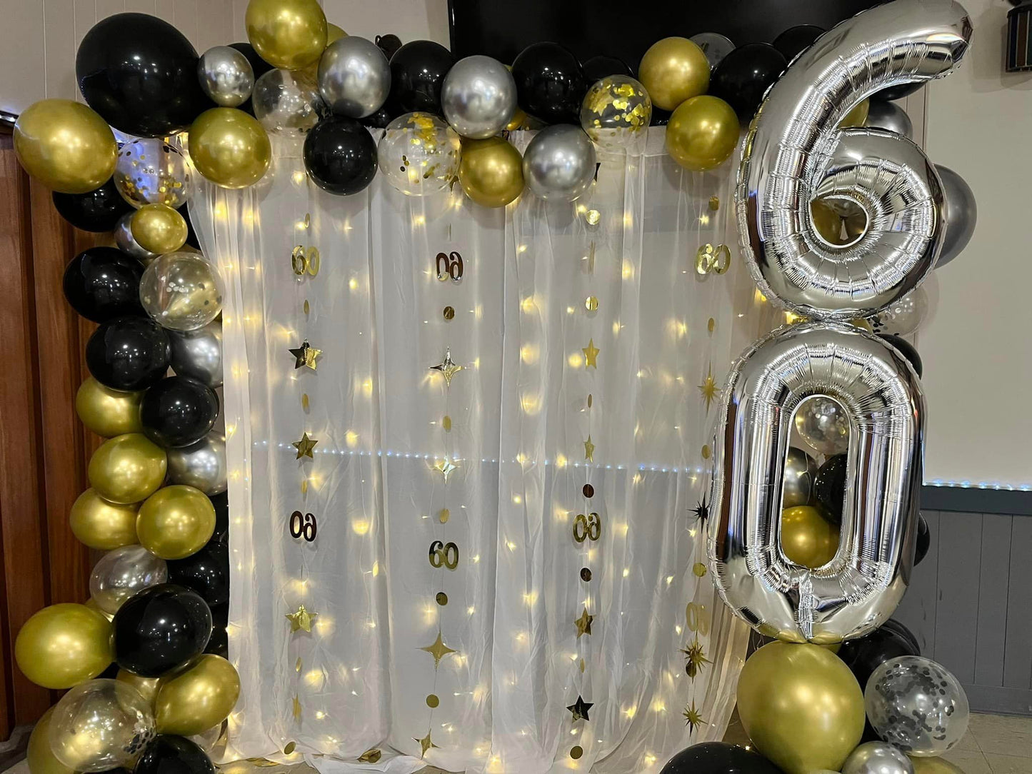 60 Balloon Number, Silver Number 60Th Birthday Balloons 40 Inch, 60 Years Old Silver Birthday Decorations For Men Women, 60Th An