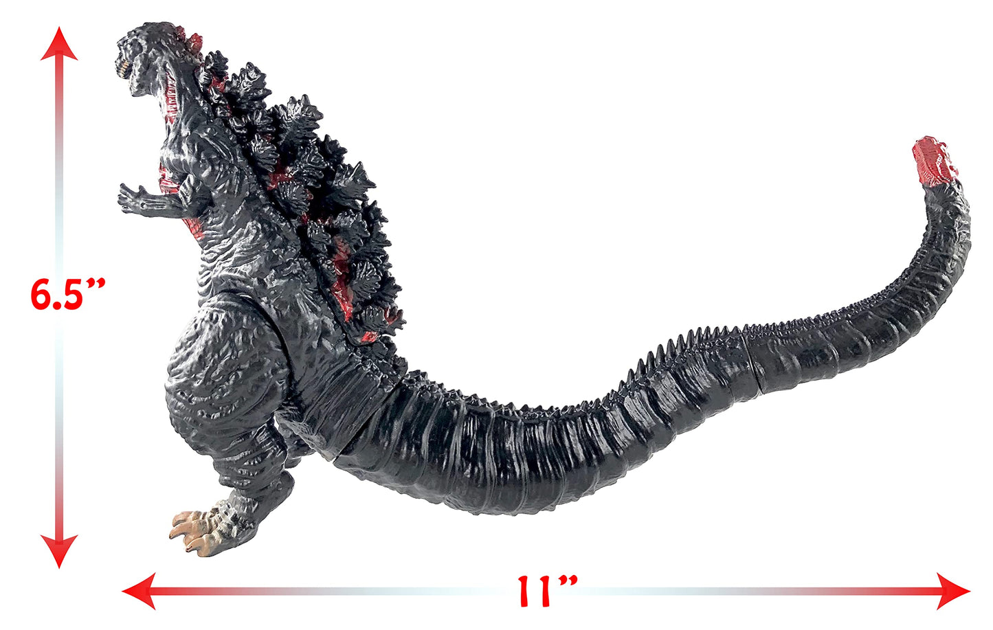 Twcare Set Of 2 Legendary Shin Godzilla Vs King Kong Toy Action Figures, Movable Joints Movie Series Soft Vinyl, Carry Bag