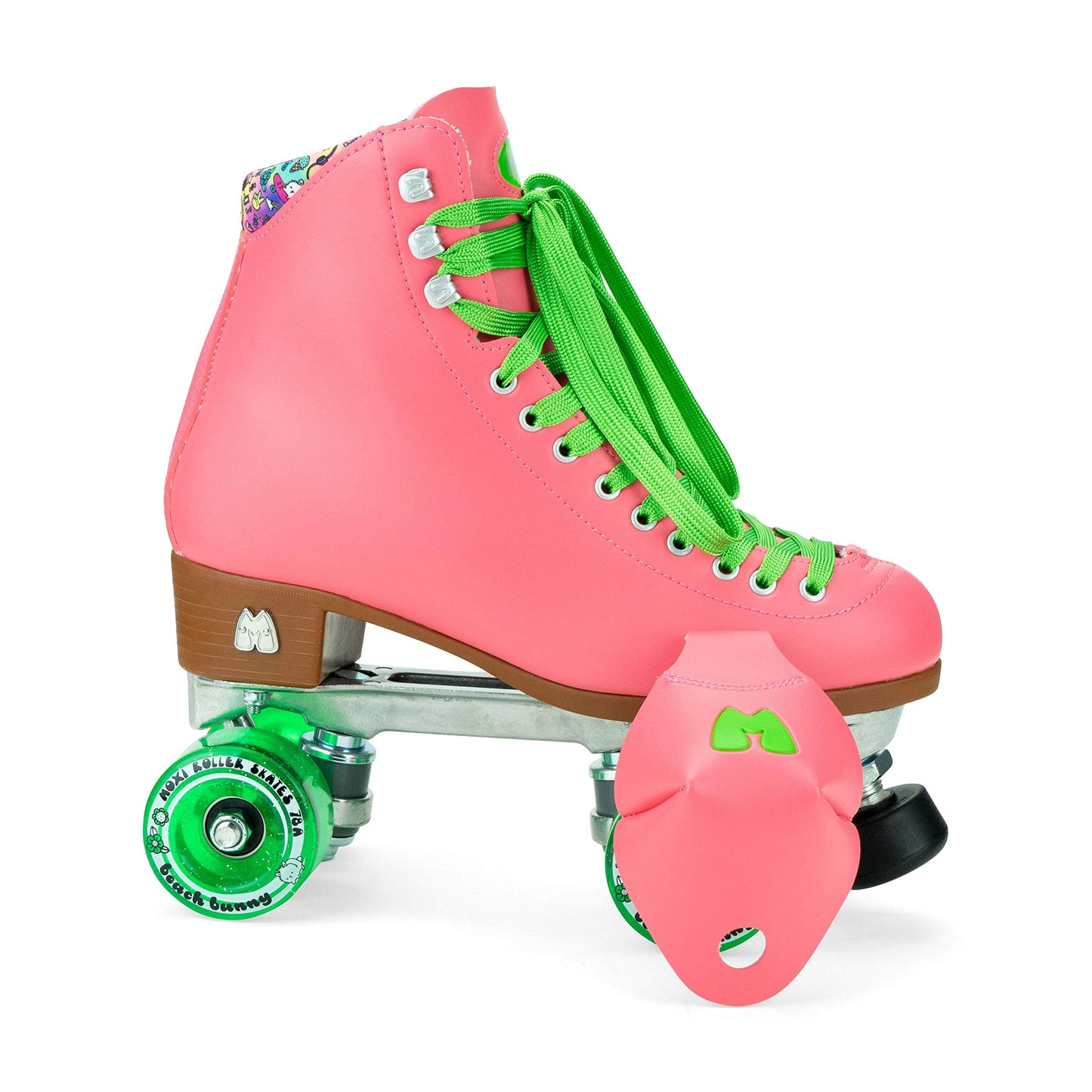 Moxi Beach Bunny Roller Skates - Fashionable Womens Roller Skates | Watermelon | Size 9