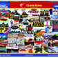 White Mountain 1000 Piece Jigsaw Puzzle - I Love Iowa - Engineered Wood - Model 1778pz