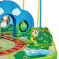 Hape Jungle Adventure Railway Table | Kids Bead Maze Puzzle Table With Accessories, African Scene Graphics, Child Sized Table For Individual And Group Play