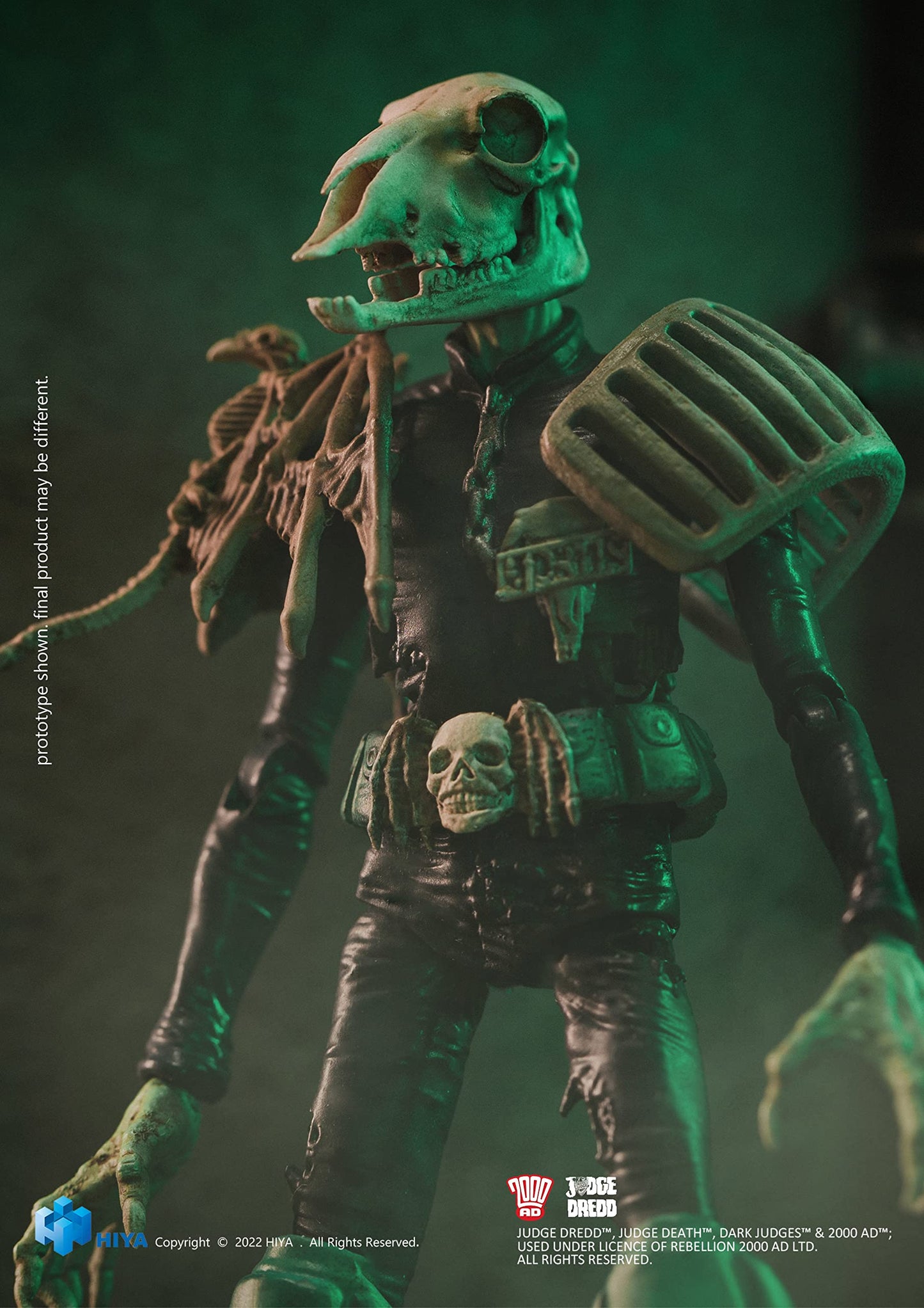Hiya Toys Judge Dredd: Judge Mortis Px 1:18 Scale Exquisite Mini Action Figure, Multicolor