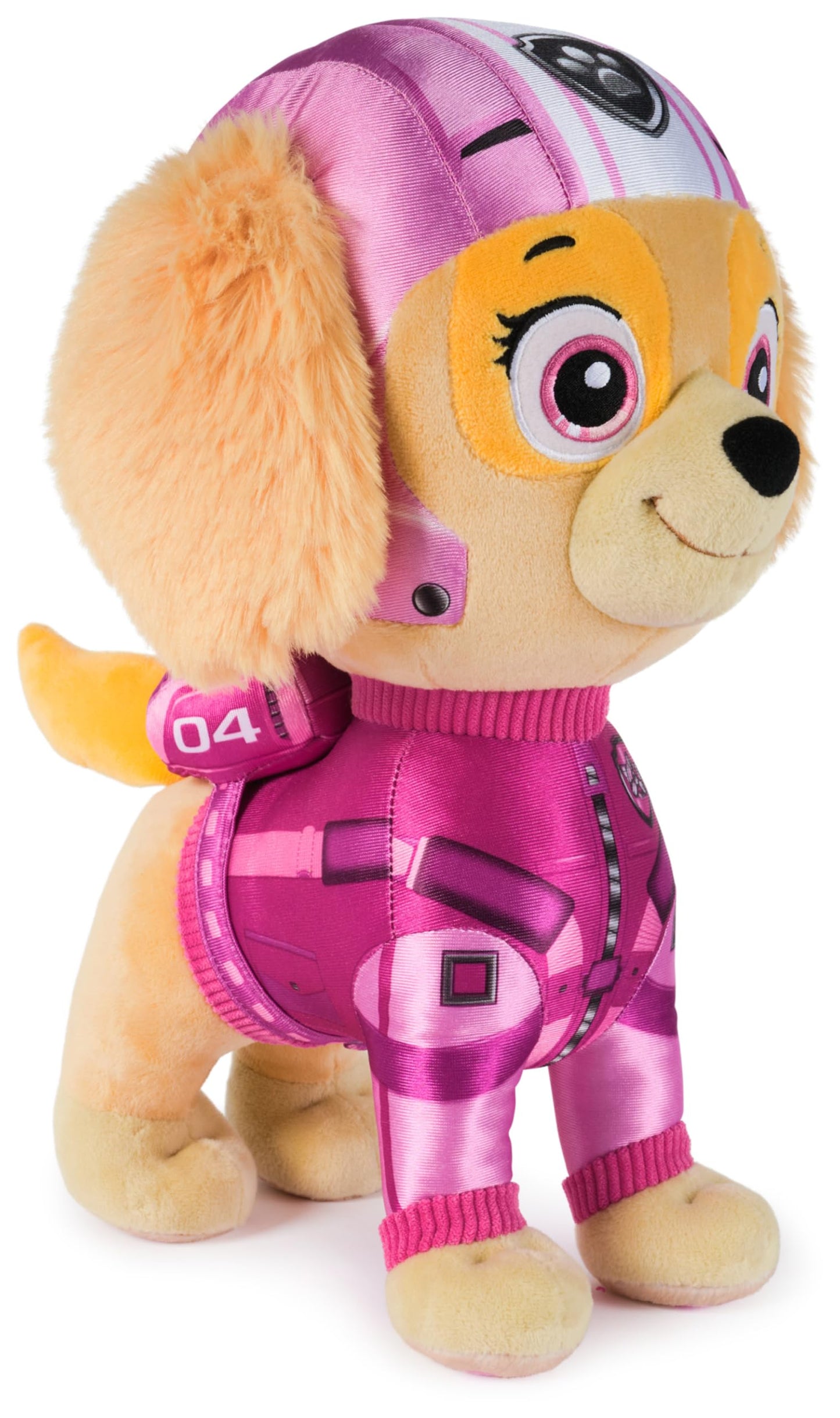 PAW Patrol: Air Rescue  Skye Plush Toy  12-Inch Tall  enhanced Stuffed Animals  with Removable Backpack  Kids Toys for Boys and Girls Ages 3 and up