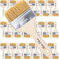 Bates- Chip Paint Brushes for Painting, 3 Inch, 36 Pack, Wood Handle, Natural Bristle Paint Brush