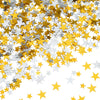HESTYA 60g Star Confetti Glitter Star Table Confetti Metallic Foil Stars for Party Wedding Festival Decorations(Gold Silver 60g,
