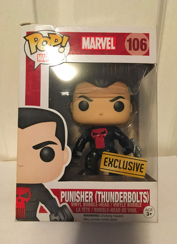 Funko Thunderbolts Punisher Pop! Marvel Punisher Exclusive Vinyl Bobble Head #106