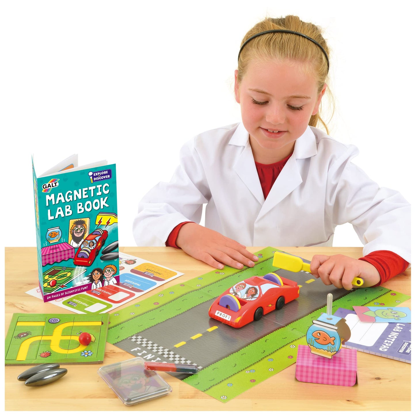 Galt Toys, Magnetic Lab, Science Kit For Kids, Ages 6 Years Plus
