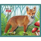 Madd Capp Puzzles Jr. - I Am Lil    Fox - 100 Pieces - Animal Shaped Jigsaw Puzzle