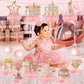 Turypaty 10Pcs 1St Birthday Decorations Honeycomb Centerpieces For Baby Girls, Pink Rose Gold Miss Onederful First Birthday Tabl