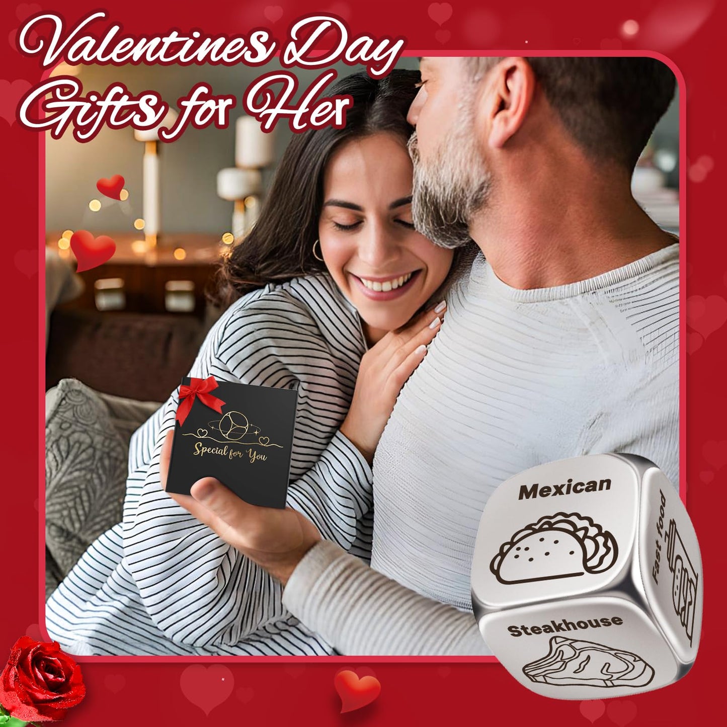 Valentines Day Gifts for Him Her Wife Husband for Men Women Birthday Funny Gifts for Boyfriend Girlfriend Couple Date Night Idea