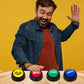 Artcreativity No Button - 1 Piece - Toy Noise Button For Desk With 10 Sound Variations - Funny Buttons With Sound - Novelty Toys