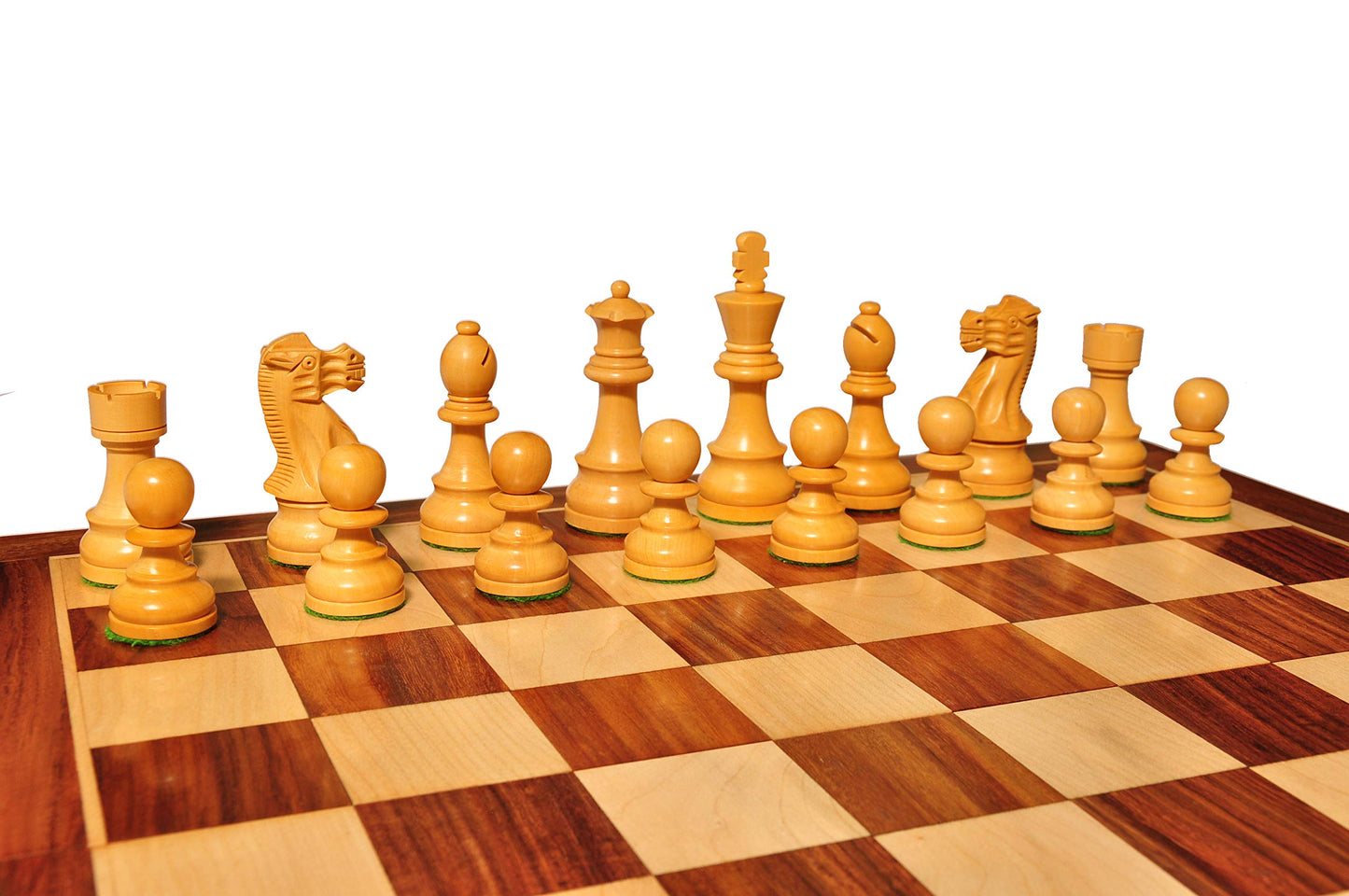 PALM ROYAL HANDICRAFTS Handmade Rosewood Foldable Chess Board Set Wooden with Non Magnetic Pieces and Extra Queens for 2 Players