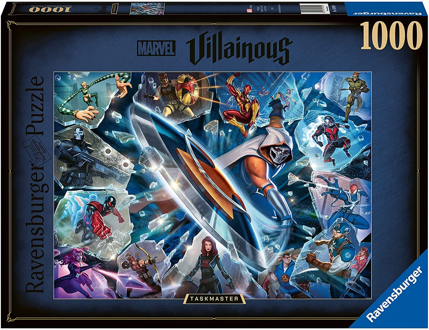 Ravensburger Marvel Villainous: Taskmaster 1000 Piece Jigsaw Puzzle For Adults - 16905 - Every Piece Is Unique, Softclick Technology Means Pieces Fit Together Perfectly