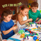 Dino Models, Clay Craft Kit - Dinosaur Arts and Crafts for Kids- Build a Dinosaur Gifts for Boys & Girls - Build 4 Dinos with Ai