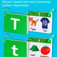 The Bambino Tree Alphabet Flash Cards - Abc Jumbo Flash Cards For Kids Ages 3-6 - Lowercase & Uppercase Letter Recognition Learn