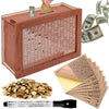 Aiersa 10K Smash Box For Money, 10K Savings Challenge Box, Cash Vault Wooden Money Saving Box For 10000 5000 3000 2000 1000 500 Money Saving,Piggy Money Bank For Adult Cash Savings
