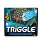 Fat Brain Toys Triggle - Stretch Four To Score [Fun Family Brainteaser Strategy Game For Kids, Teens, & Adults] Rubber Band Tria