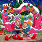 Welcome To Whoville Backdrop 5X3Ft Winter Christmas Village Decoration Background For Kids First Birthday Baby Shower Happy New