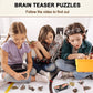 Brain Teaser Puzzles for mature-themeds Disentanglement Puzzles Metal Wooden Brain Teaser Puzzle 16pcs Logic Metal Puzzle for mature-themed Kid Toy Lock Puzzles Gift for mature-themeds Teenagers Kids