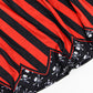 Mizzuco Girls Pirate Costume Toddler Cosplay Dance Dress Kids Dress Halloween Role Play Outfits (Red, 110Cm/3-4T)