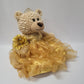 Kinnex Collections Since 1997 20'' Quince Anos Quinceanera Last Doll Teddy Bear With Dress (Centerpiece) ~ Arc16832-6R (Gold)