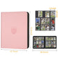 Trading Card Binder 12 Pocket  GERMUN PU Cover Card Binder for 720 Cards  enhanced Trading Card Holder Folders  Double Sided Pocket Card Album for MTG  TCG (Pink)