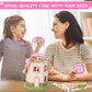 Rooftop Romance 3D Puzzle Dollhouse For Girls - Easy To Assemble 3-D Miniature Doll House Building Kit With Led Light For Kids -