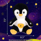 Cuteoy Musical Penguin Plush Star Projector Night Light Stuffed Animals Singing Soother Toys For Kids Lullabies Sounds Sleep Aid Gifts On Birthday Christmas, 11''…