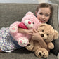 Beniny 12'' Teddy Bear With Heart, Cute Brown Teddy Bear Stuffed Animals For Valentines Day Soft Bear Plushie Toy Stuffed Bear P