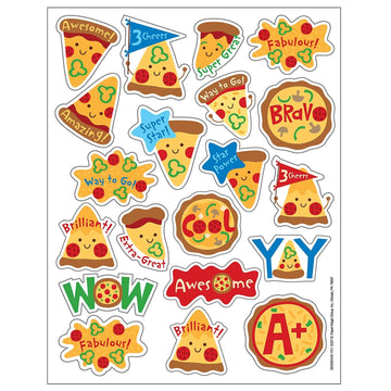 (6 PK) PIZZA SCENTED STICKERS